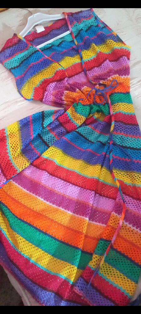 Cache maillot with summer colours ilabes s/m/l  jamais porté