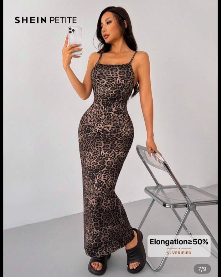 Robe tigre shein