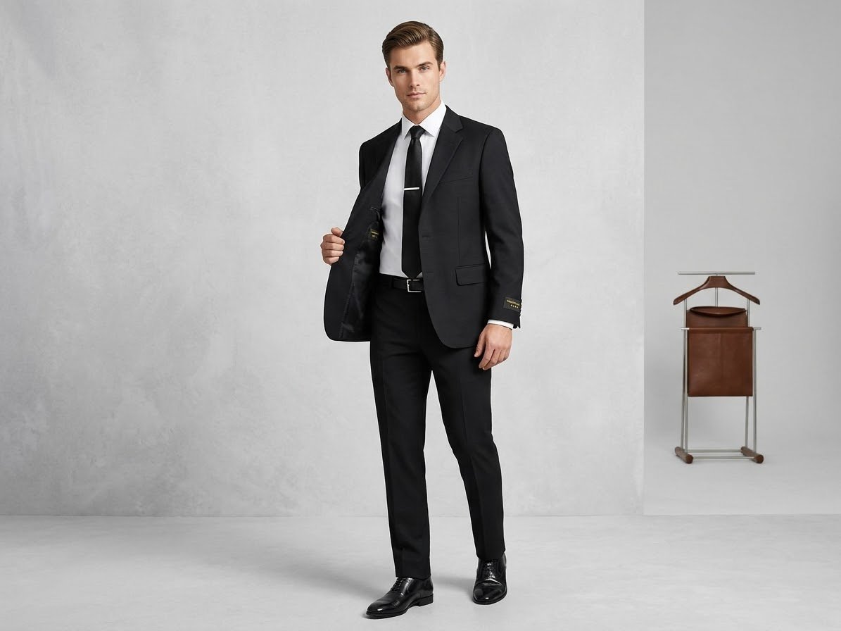 Blazer noir pour hommes