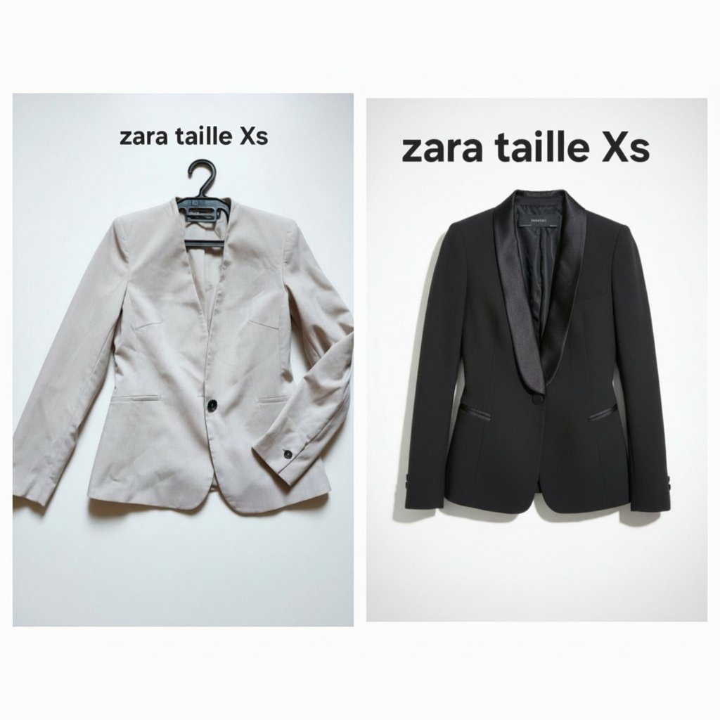 Lot de deux blazers zara 