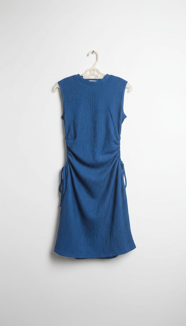 Robe bleue courte 