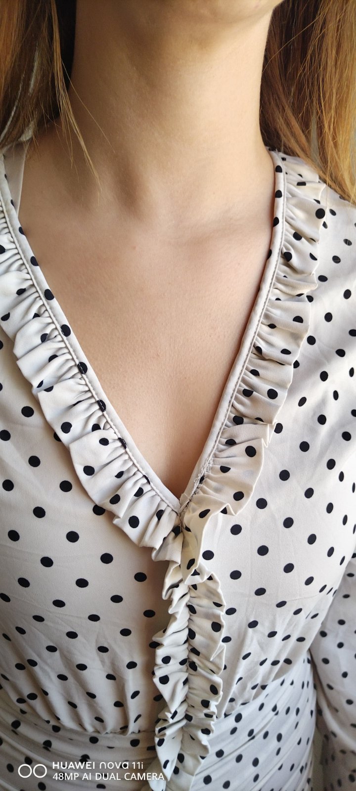 Robe à pois 