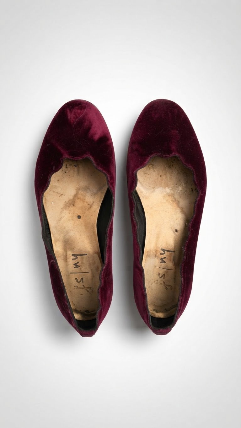 Ballerine rouge bordeaux 