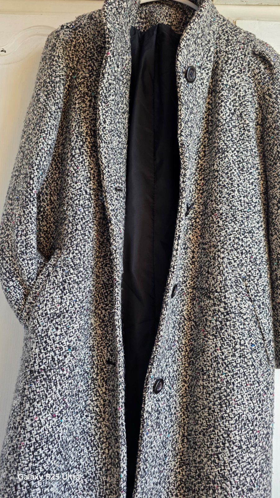 Manteau moucheté 