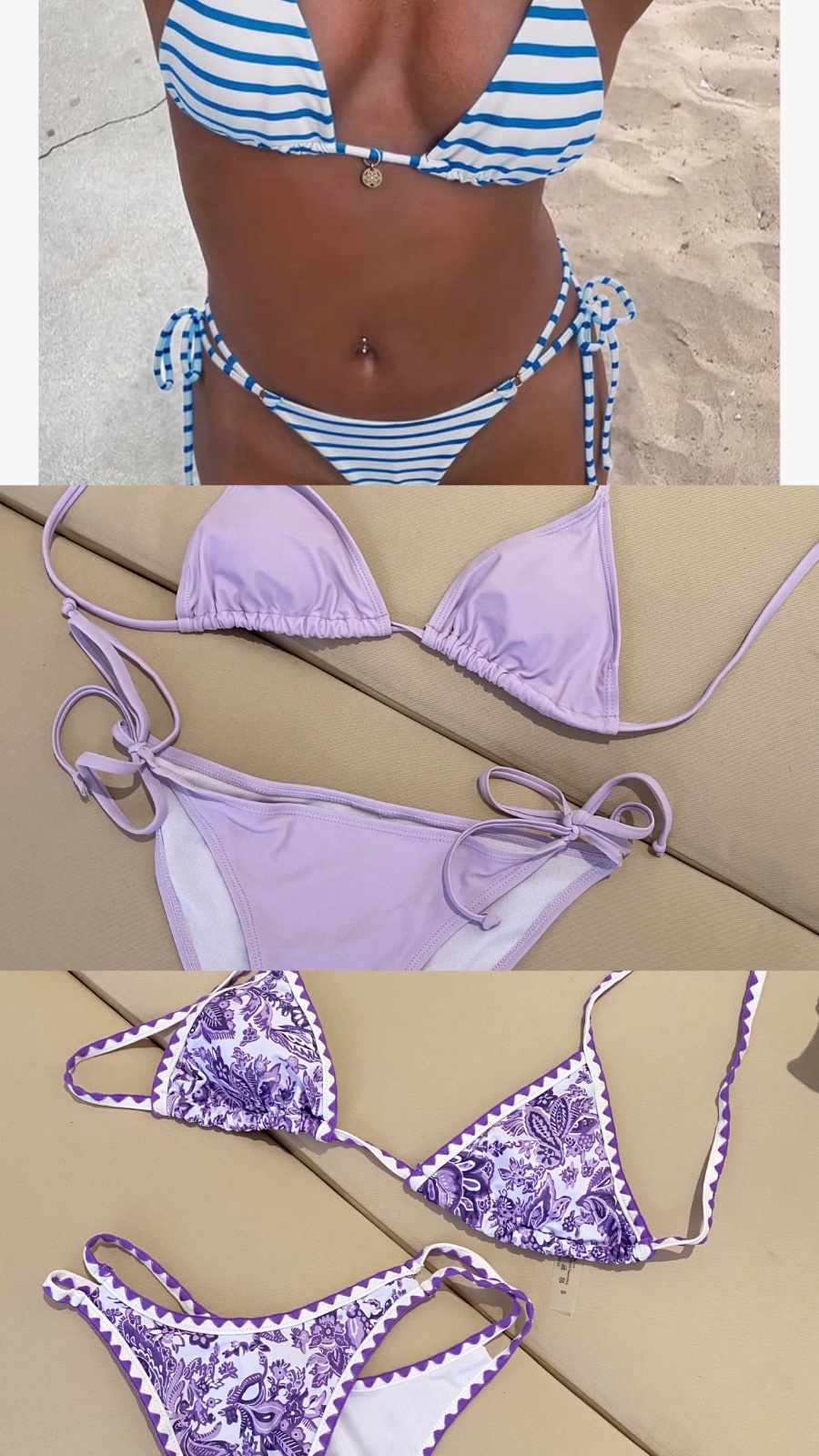 Lot 3 bikinis shein 