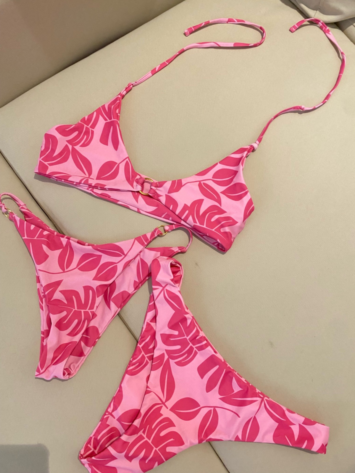 Maillot rose taille s 