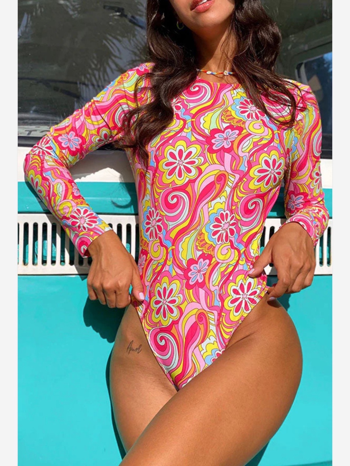 Maillot manche langue 
