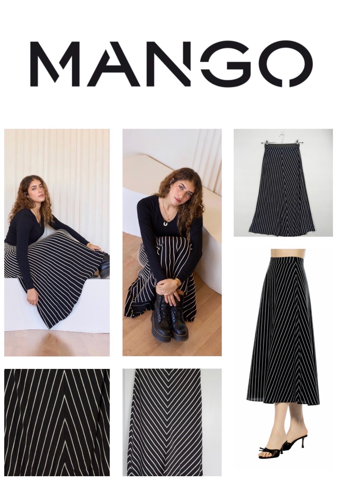 Jupe mango longue taille S