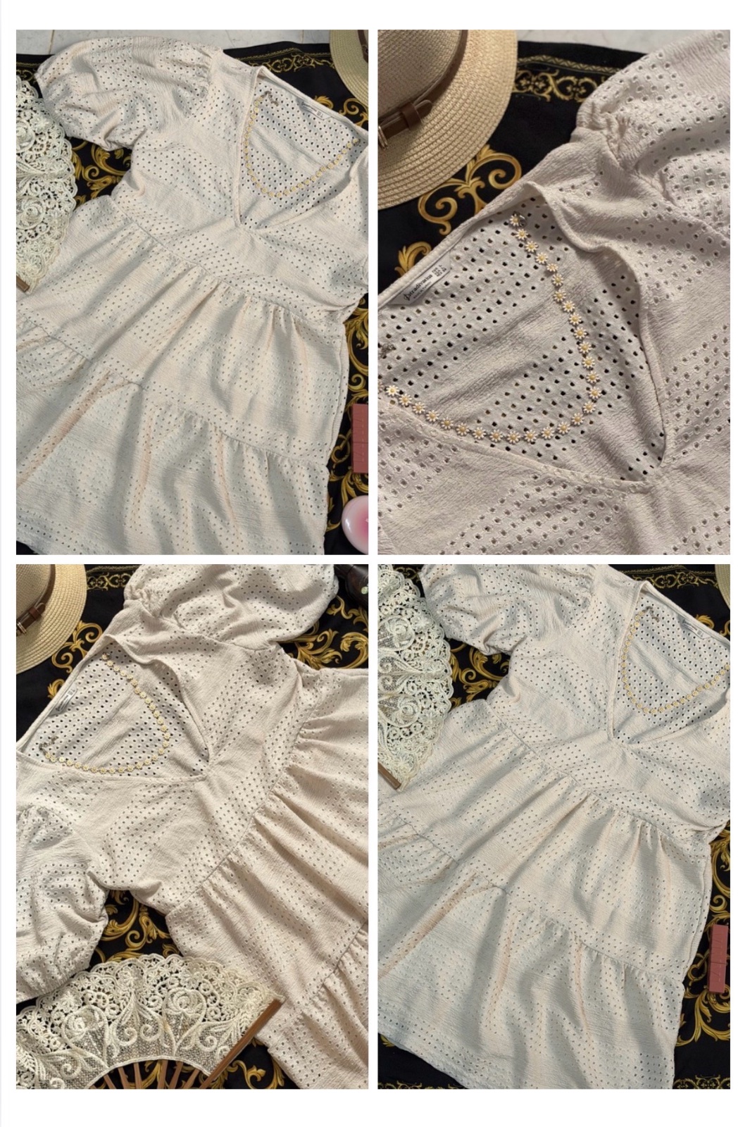 Robe stradivarius blanche taille L/XL