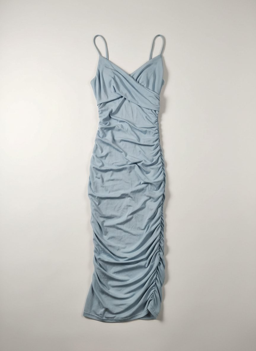 Robe Élégante Bleu Ciel
