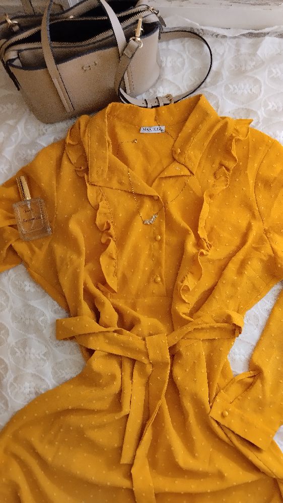 Robe jaune pour femme voilée importée ❤️❤️❤️