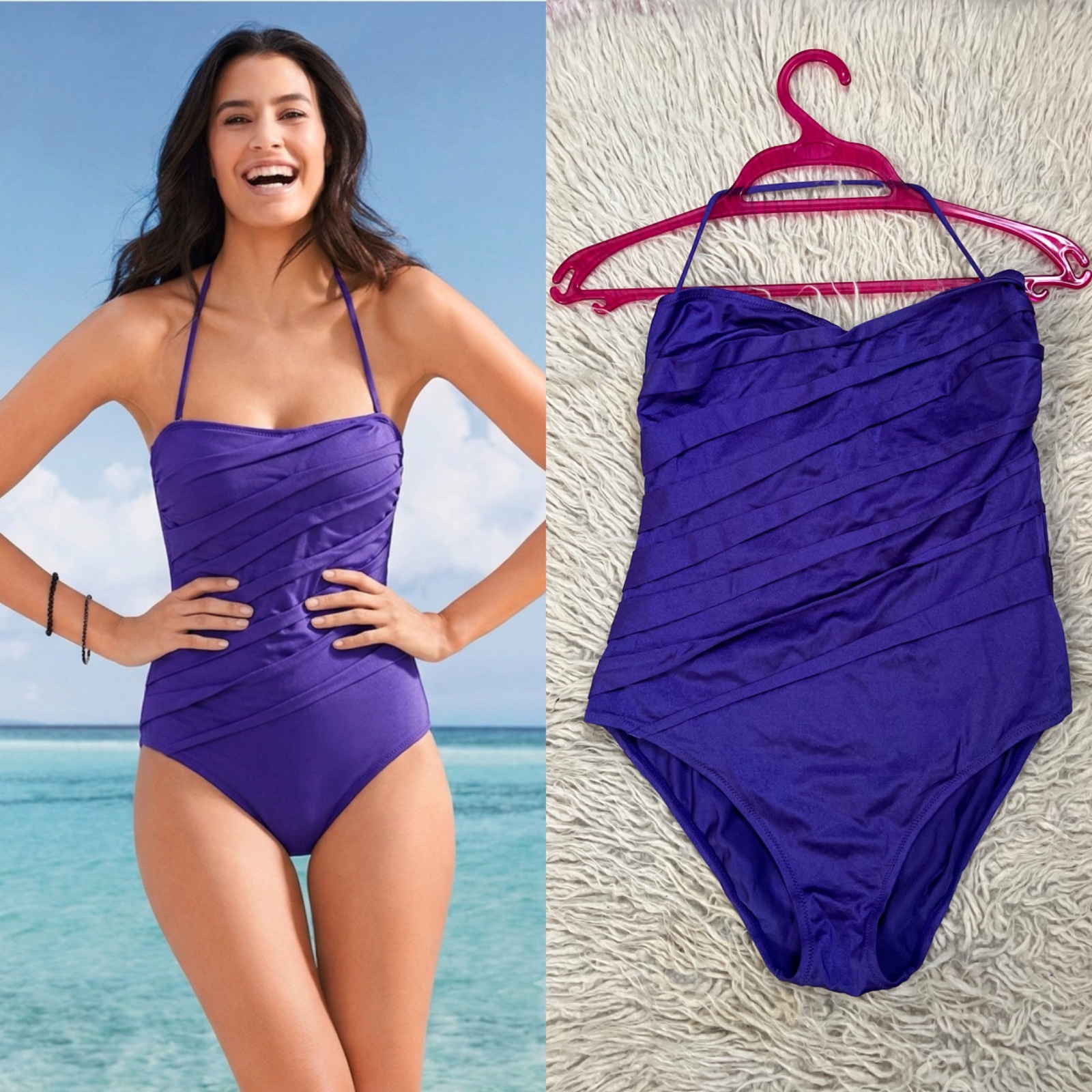 Maillot de bain violet
