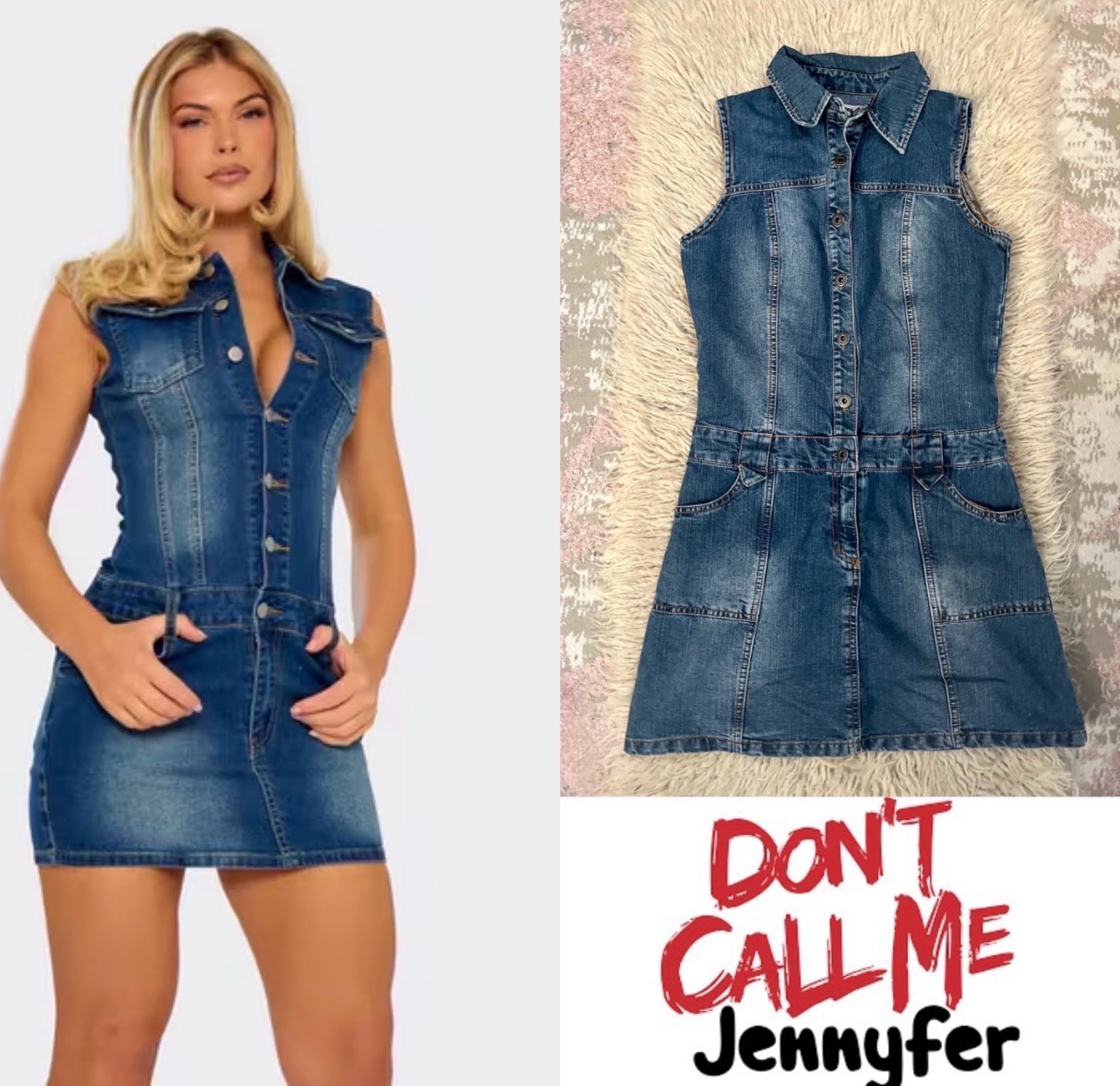 Robe denim jennyfer