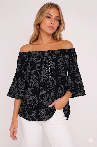 Blouse noir 