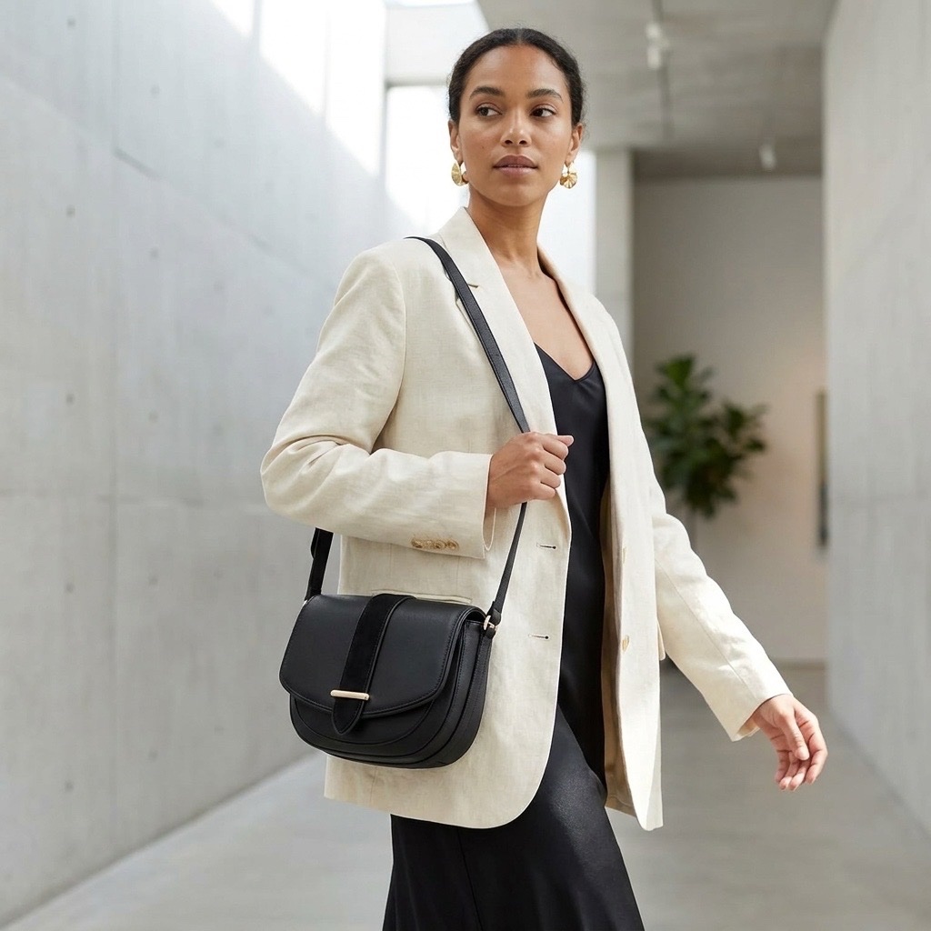 Dark blue Galitzine shoulder bag