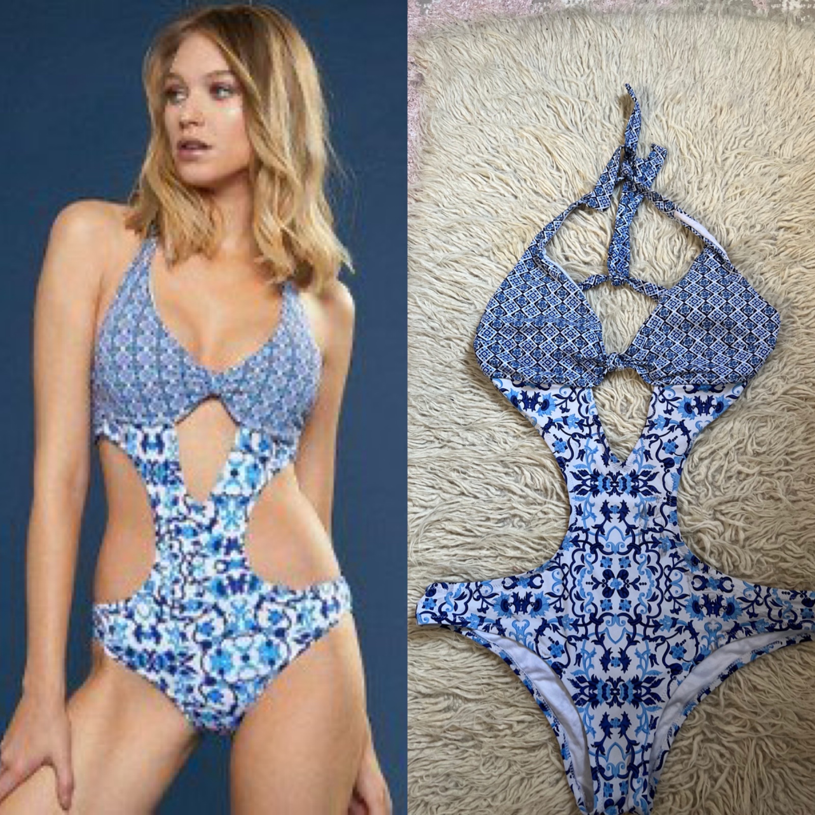 Yamamay Petra Plunge swimsuit