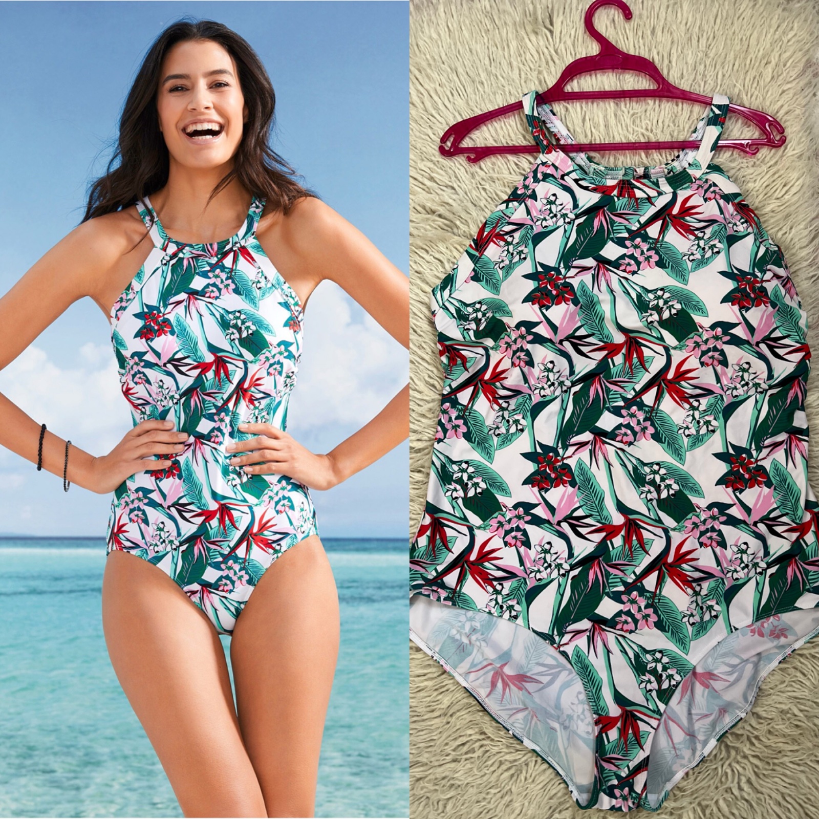 Maillot de bain fleurie