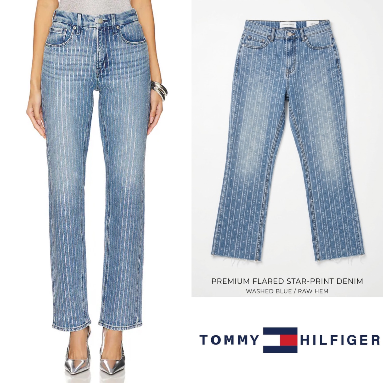 Jean Tommy Hilfiger "Gramercy" Taille Haute Tapered – W28/L34