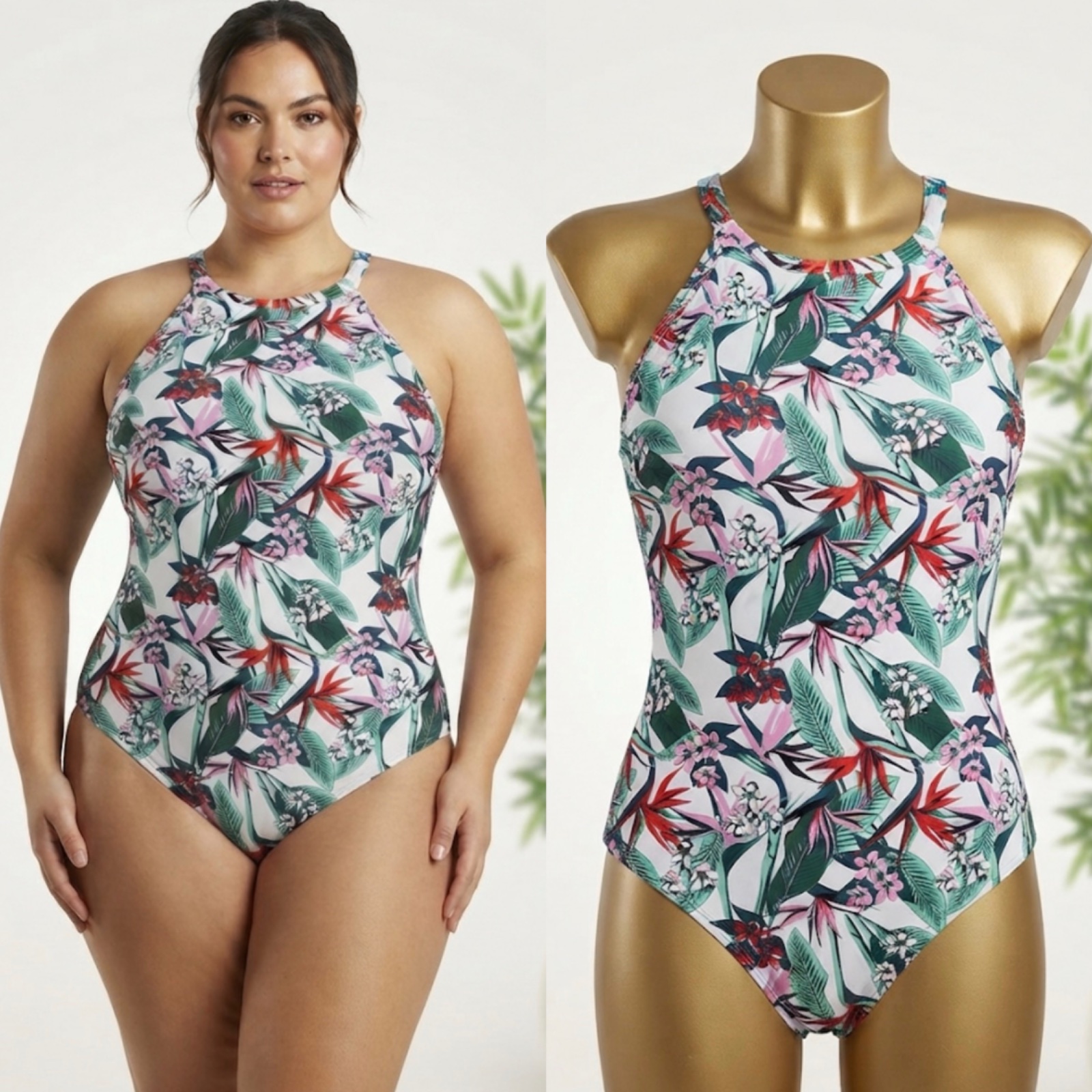 Swimsuit curvy women