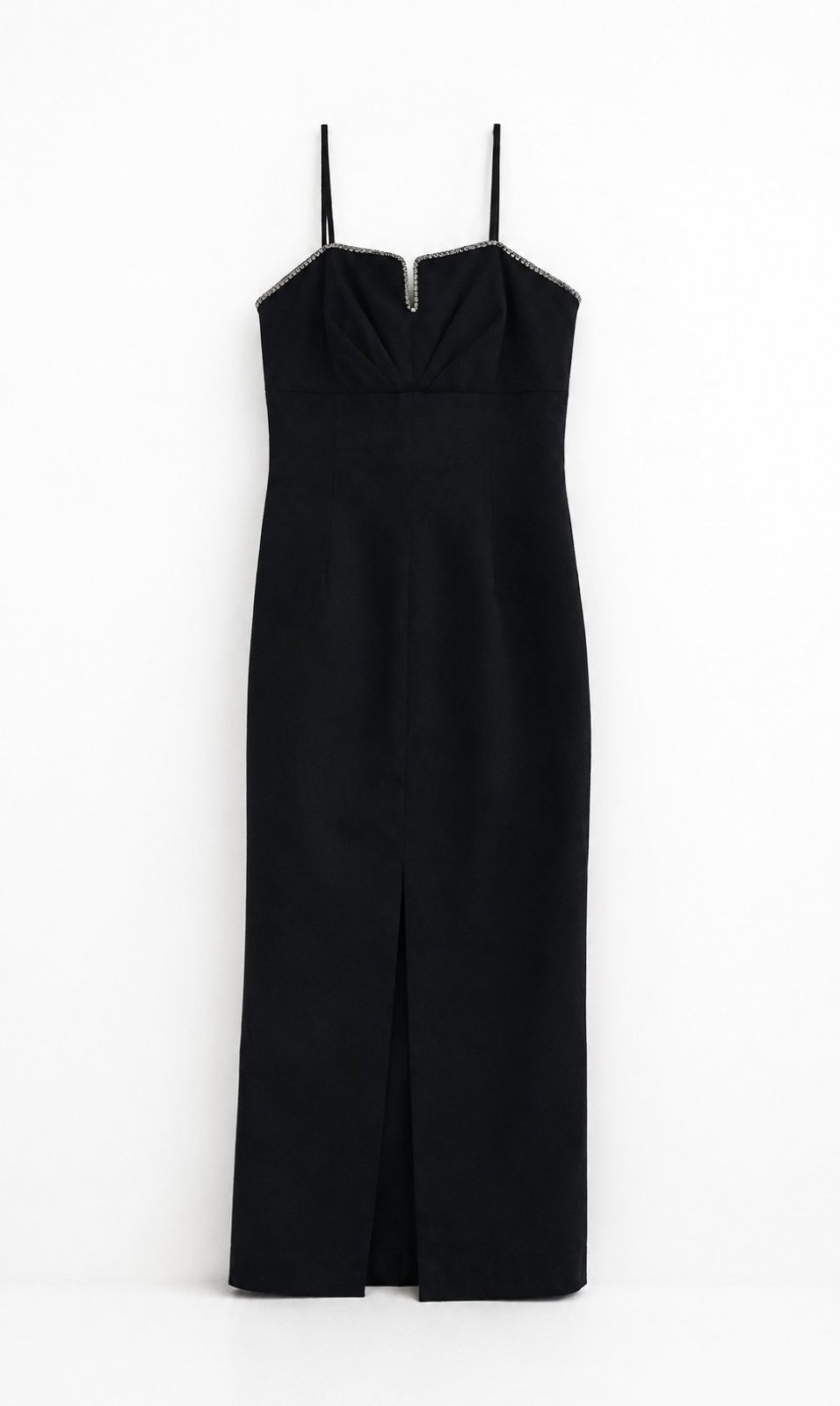 Robe droite soirée noir