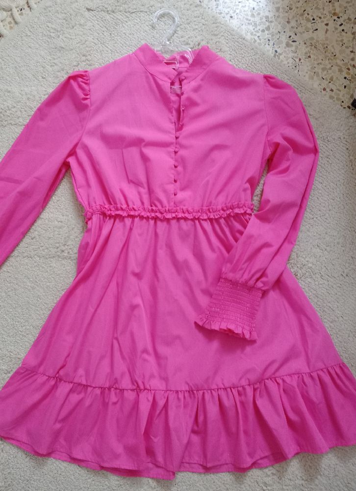 Robe rose fushia shein 