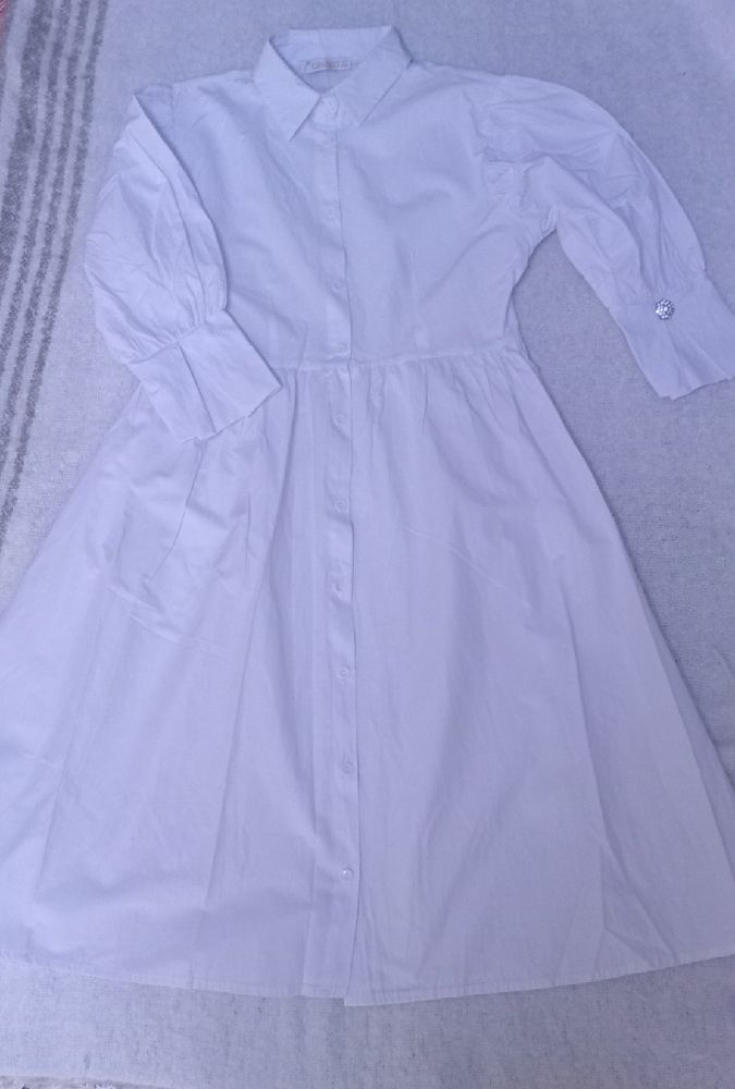 Robe chemise blanche 
