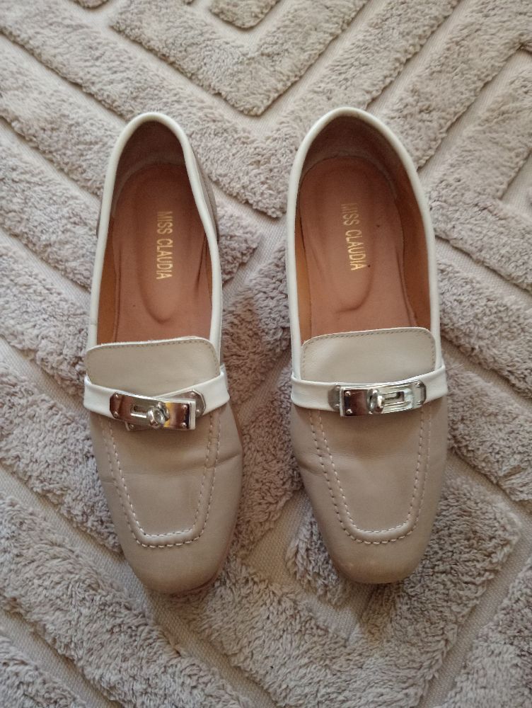 Mocassins grège 