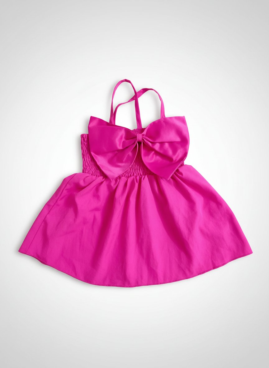 Robe rose bébé fille 