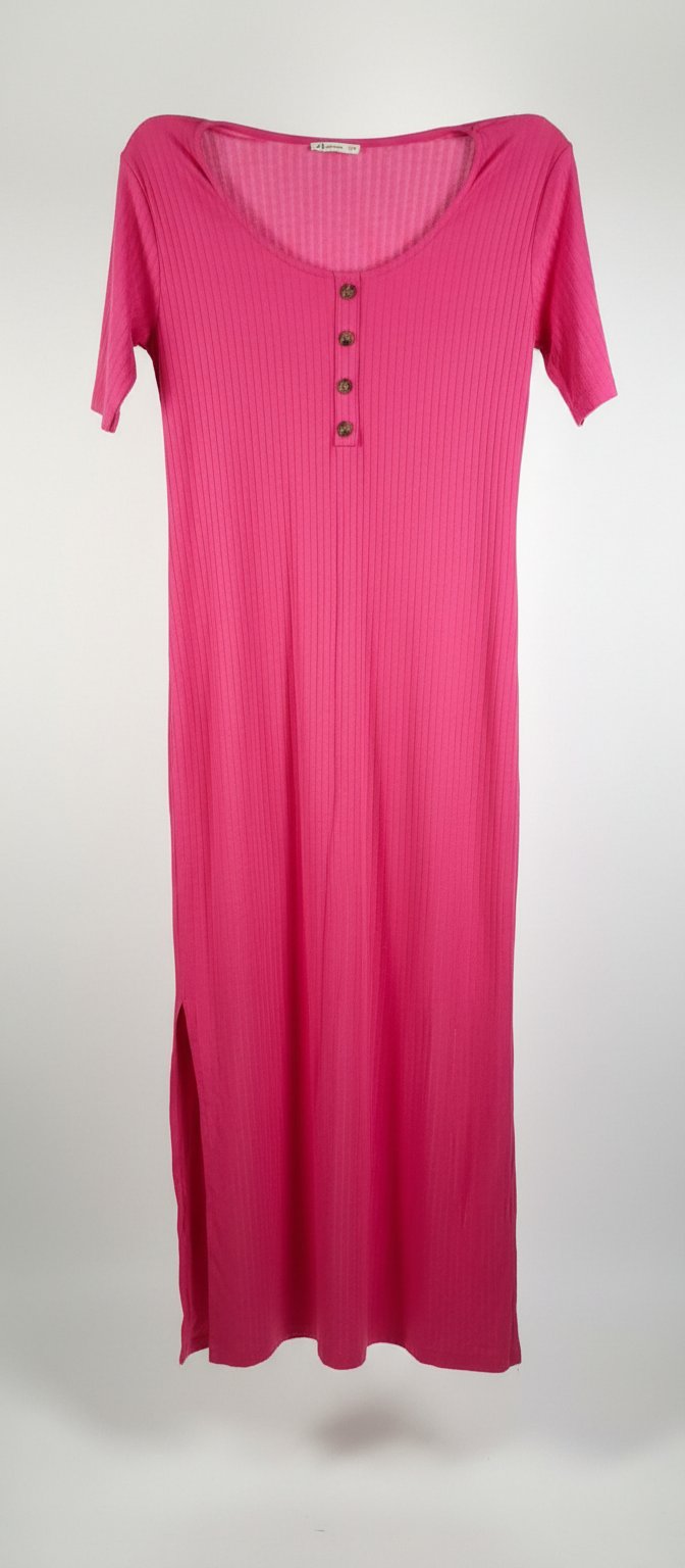 Robe coton rose FUSHIA ❤️🧡💛💚