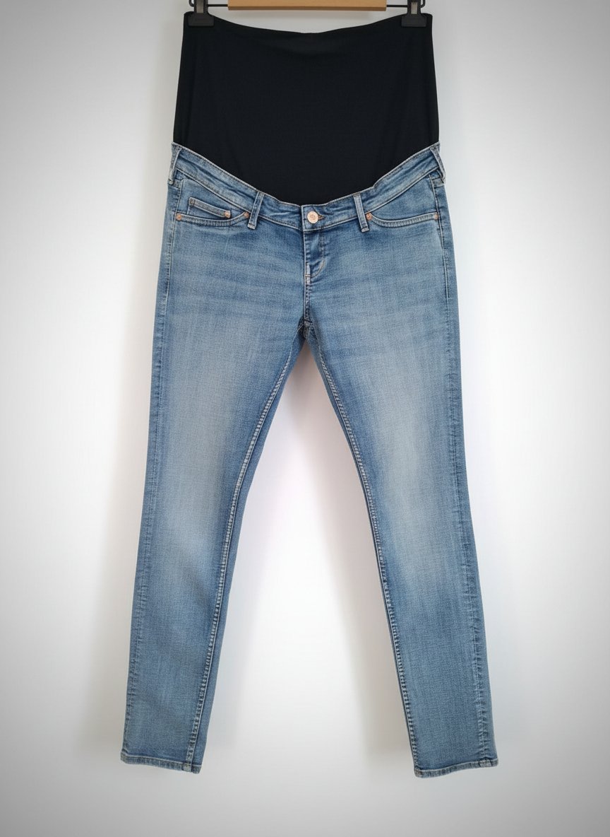 Pontalon jeans 👖 de grossesse élastique ❤️🧡💛💚