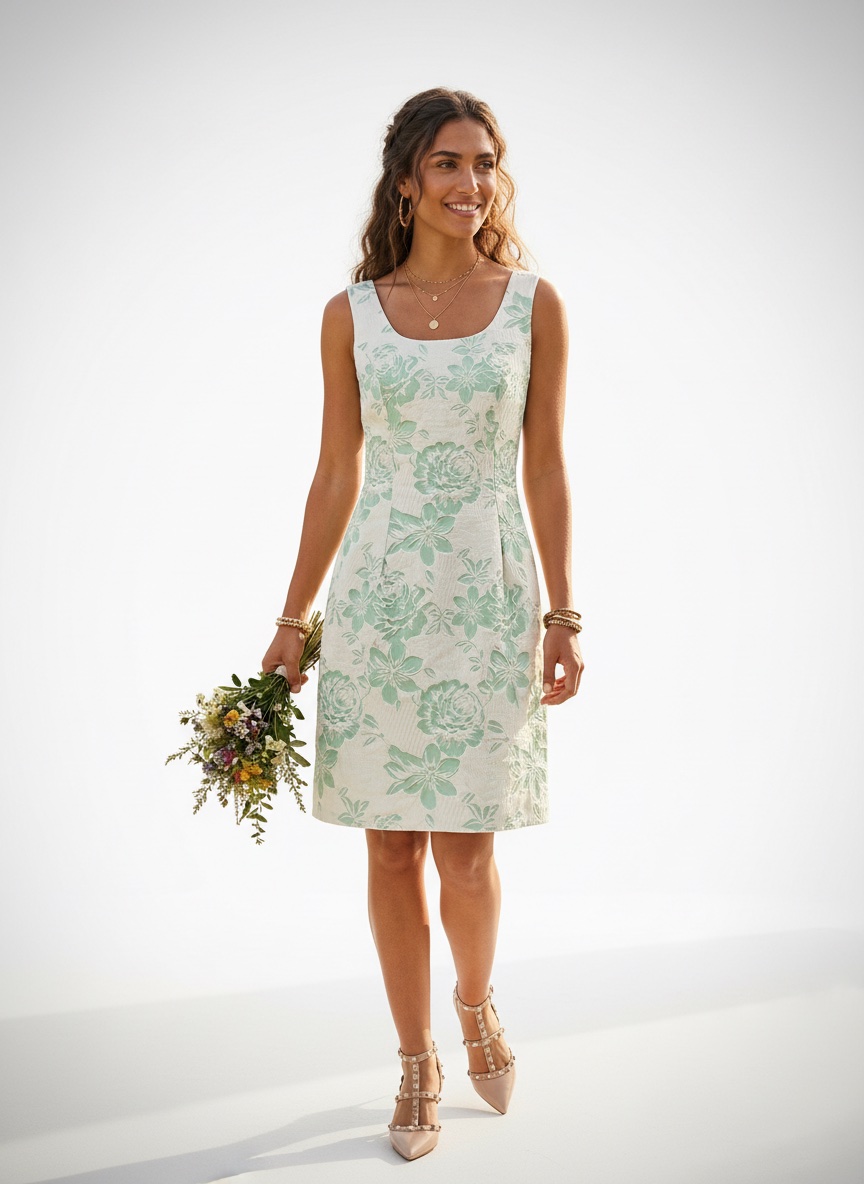 Tres belle robe habillée en brocart
