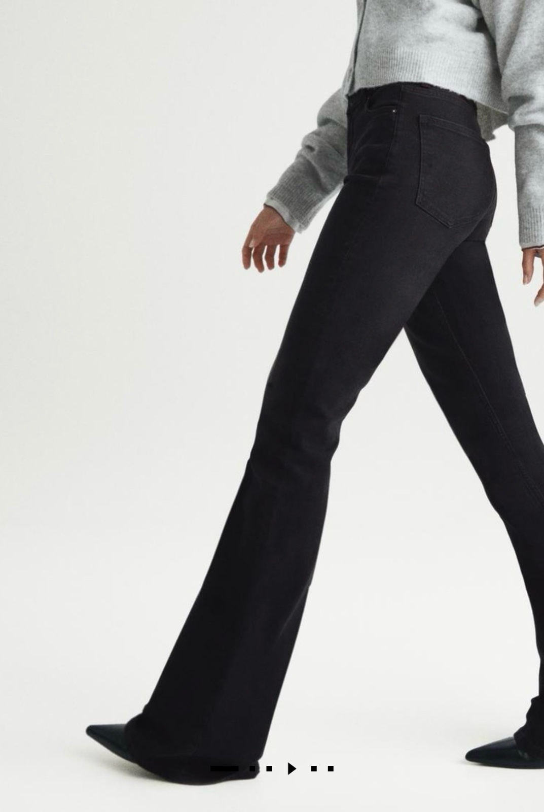 Jean flare noir