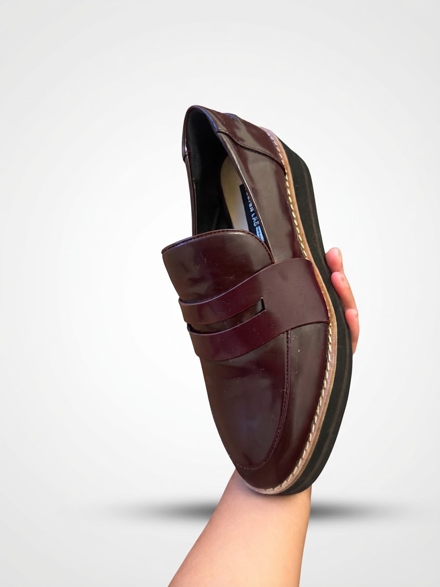 Mocassins bordeaux 