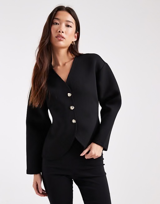 Cardigan noir avec mancha ballons 