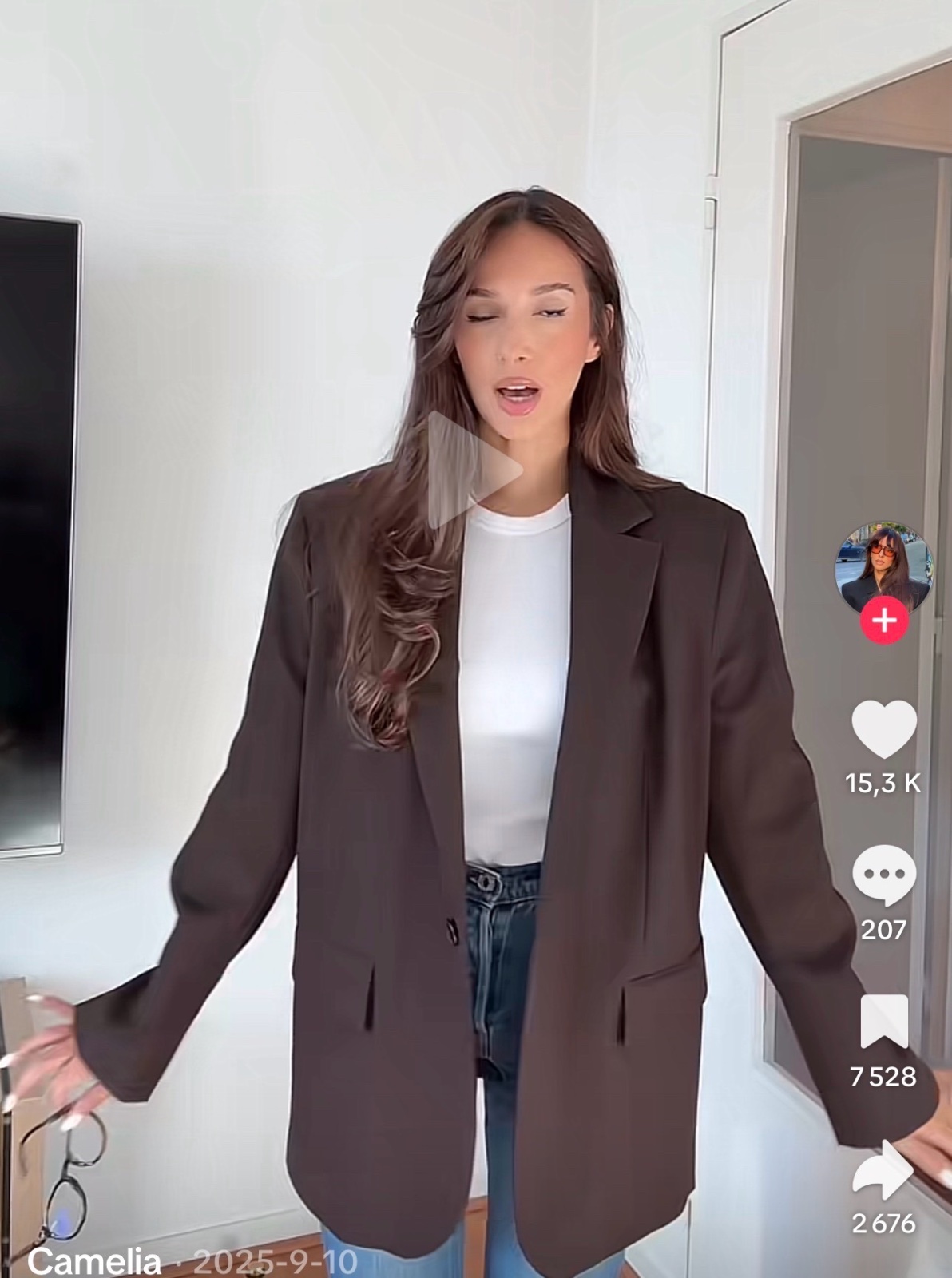 Blazer marron 