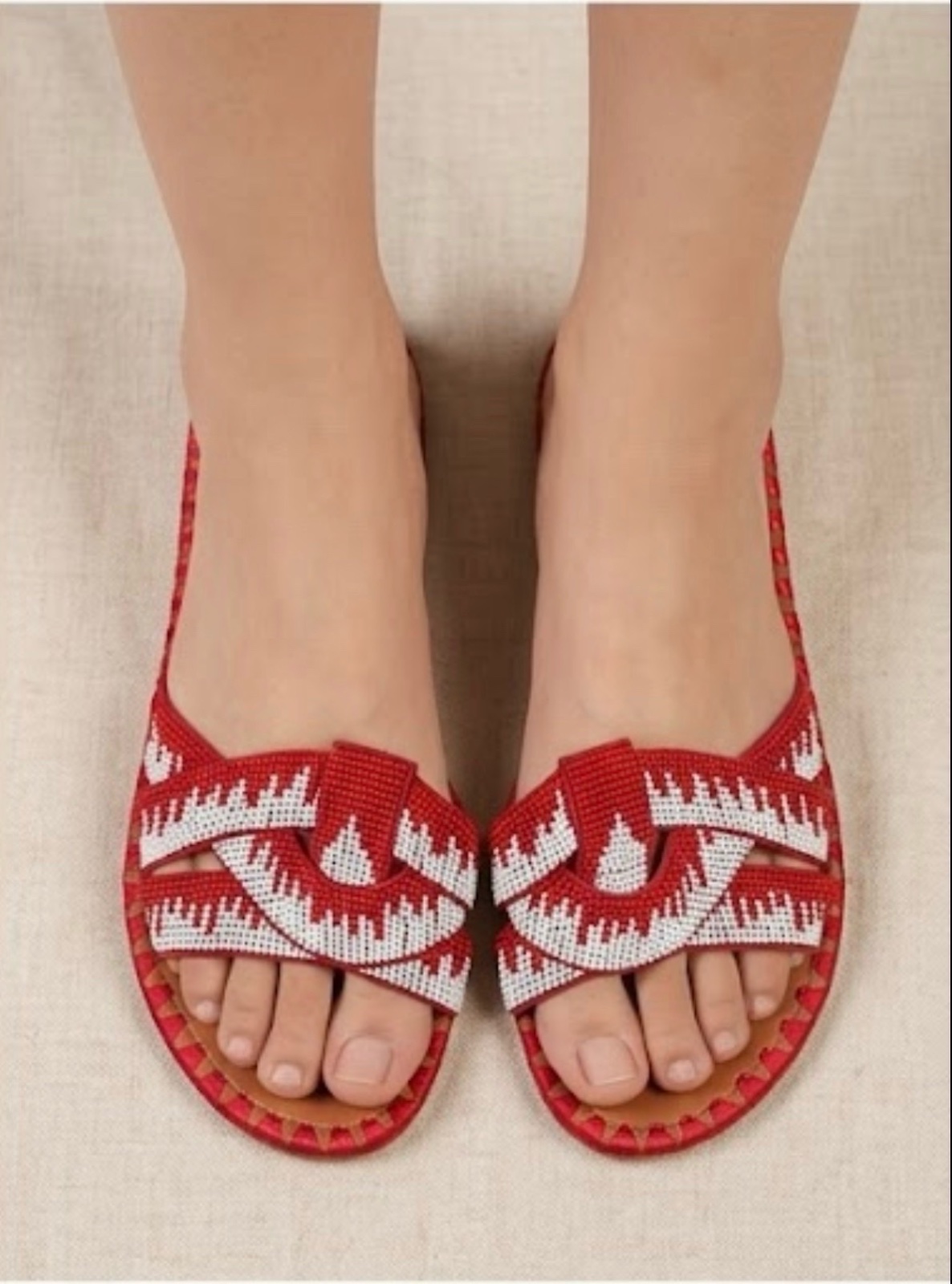 Claquette rouge a starsse 