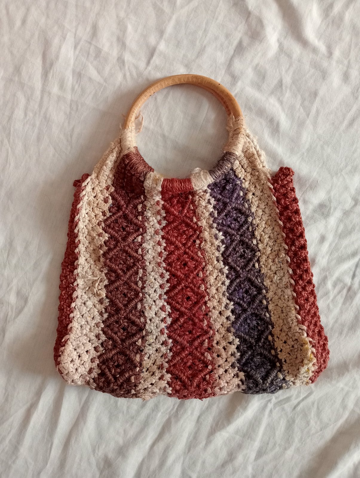 Sac à main en crochet 