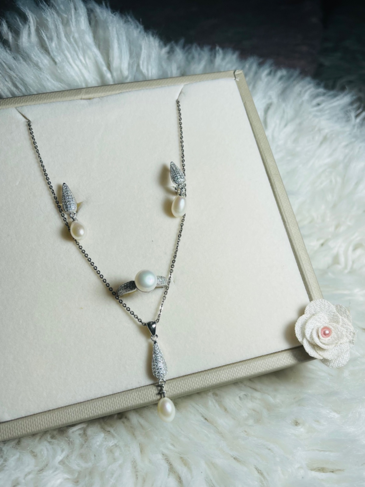 Parure en argent 925 