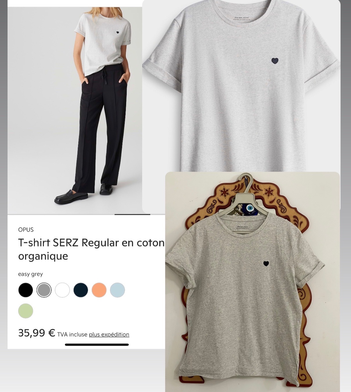 Ti shirt 100% cuire