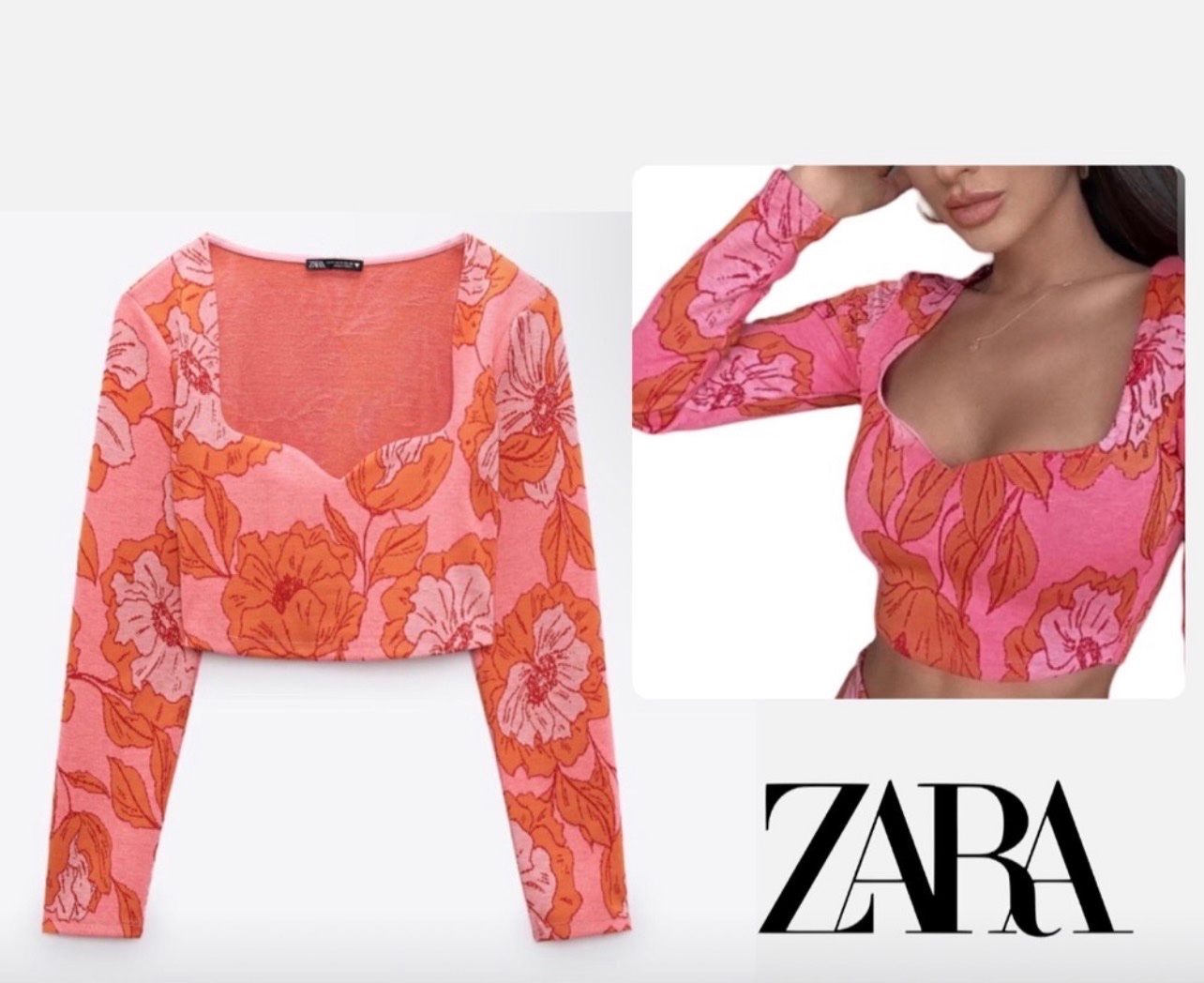 Crop top Zara 
