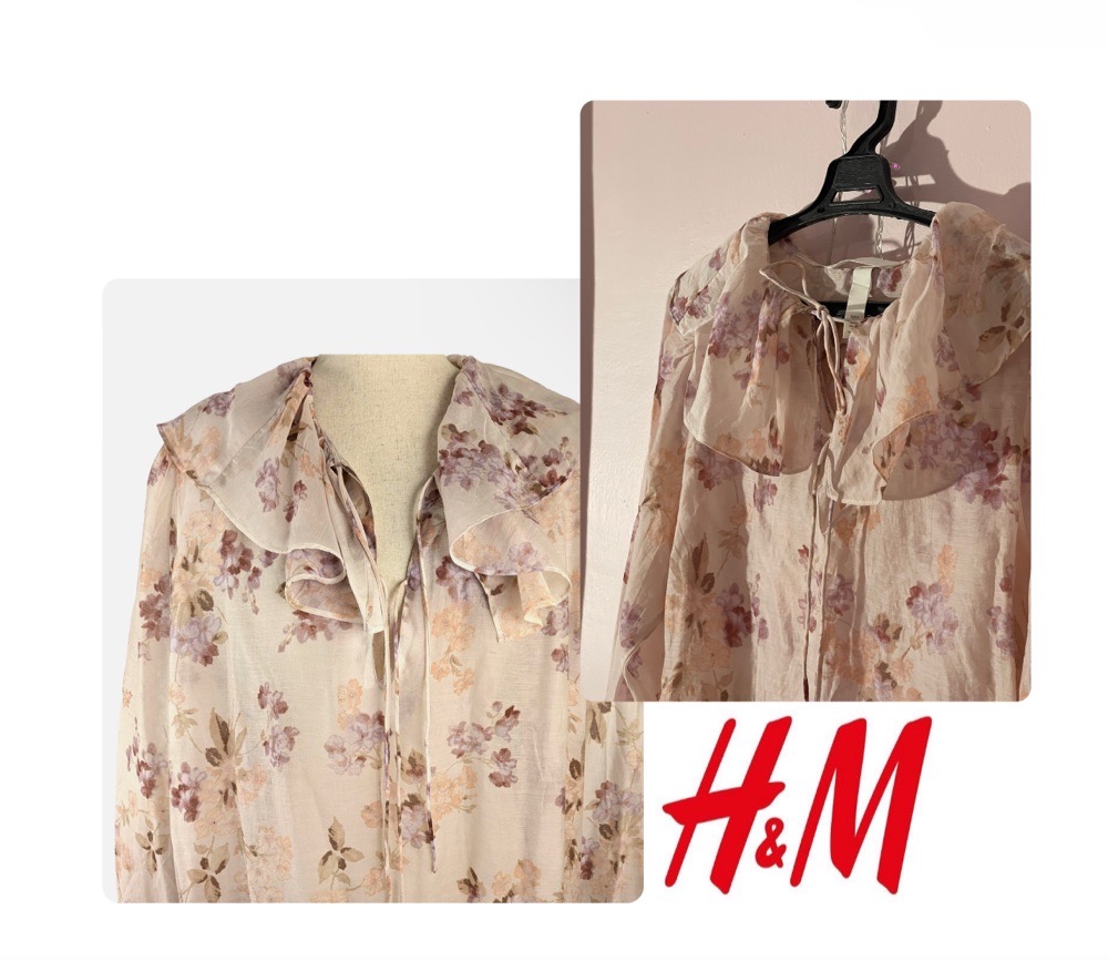Chemise fleurie 🐷🌸