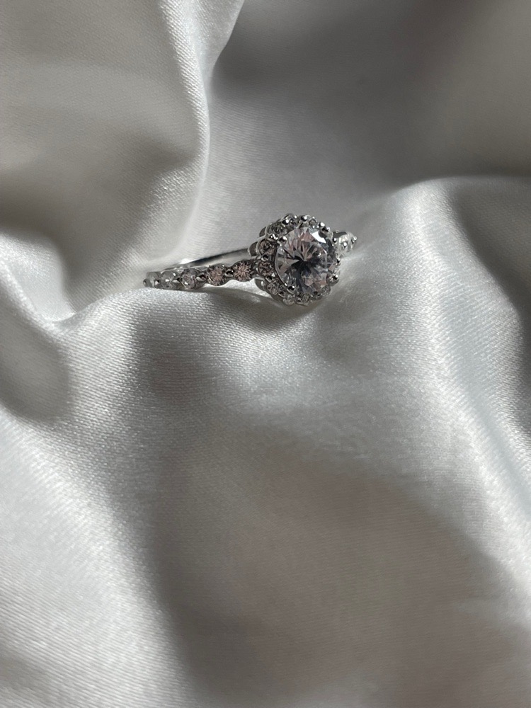 Solitaire argent 💍