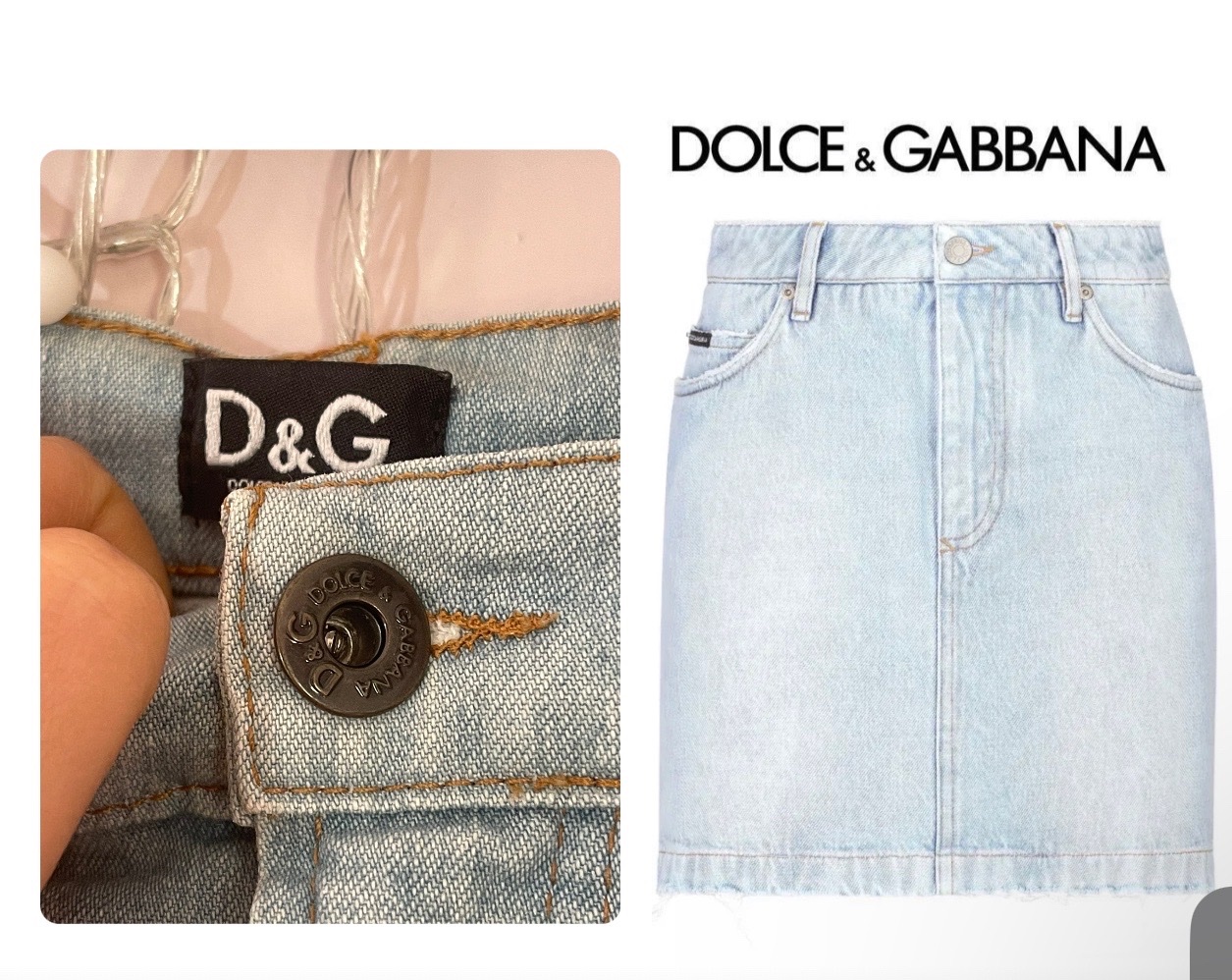 Jupe denim 