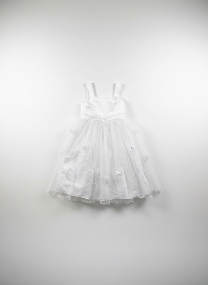Robe de cérémonie blanche pour fille