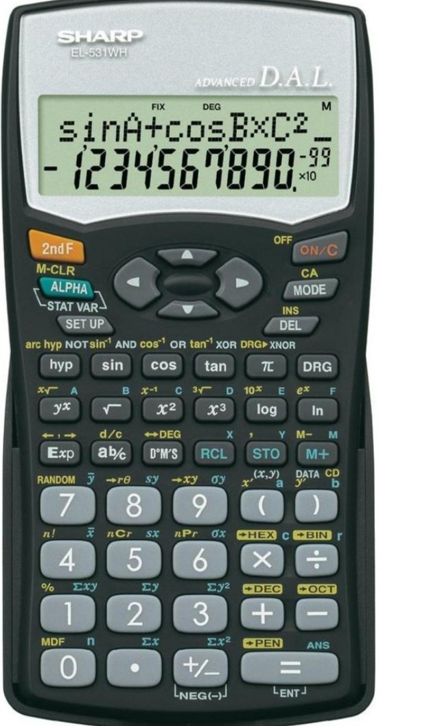 Calculatrice scientifique sharp