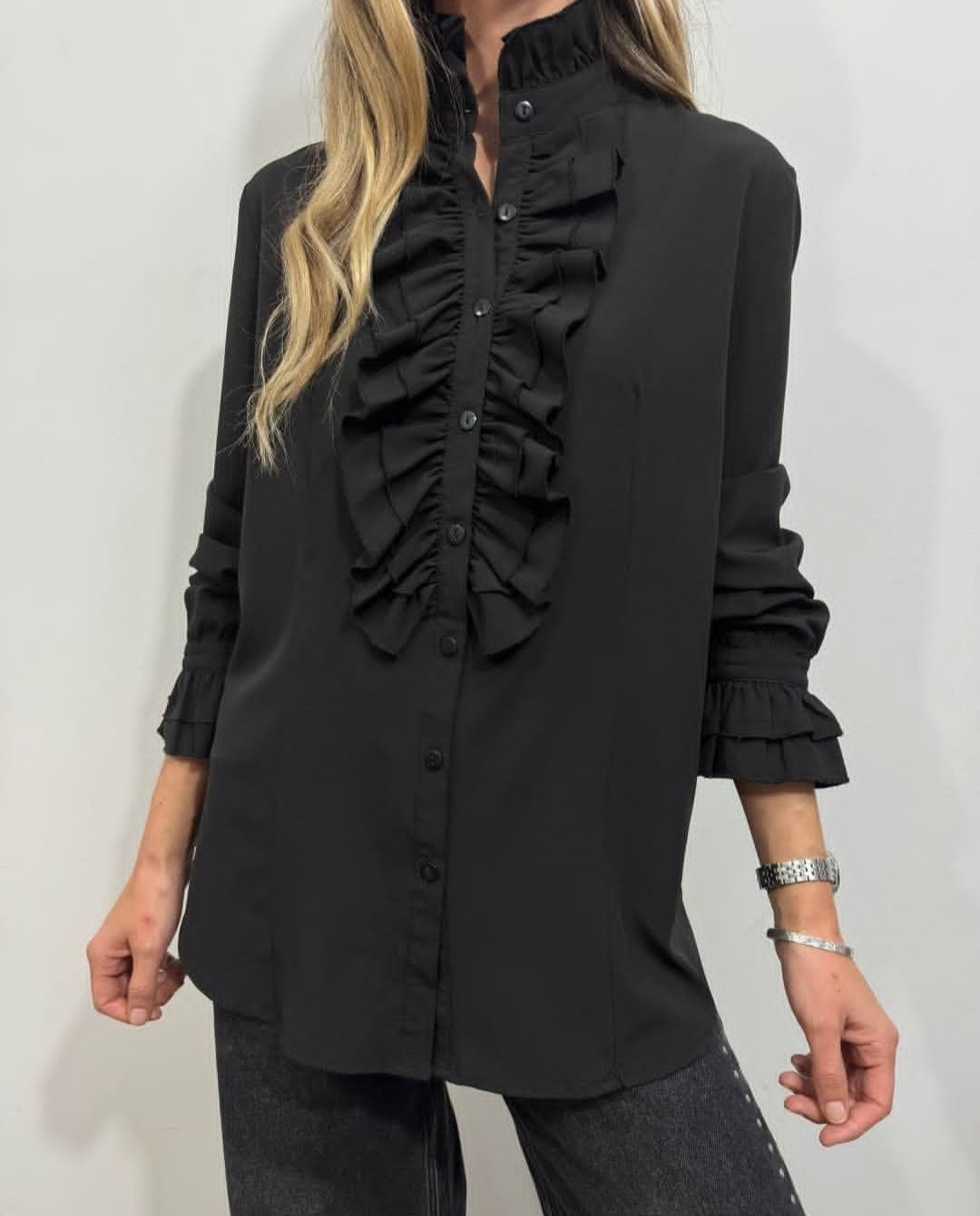 Chemise noir très chic ✨😍
