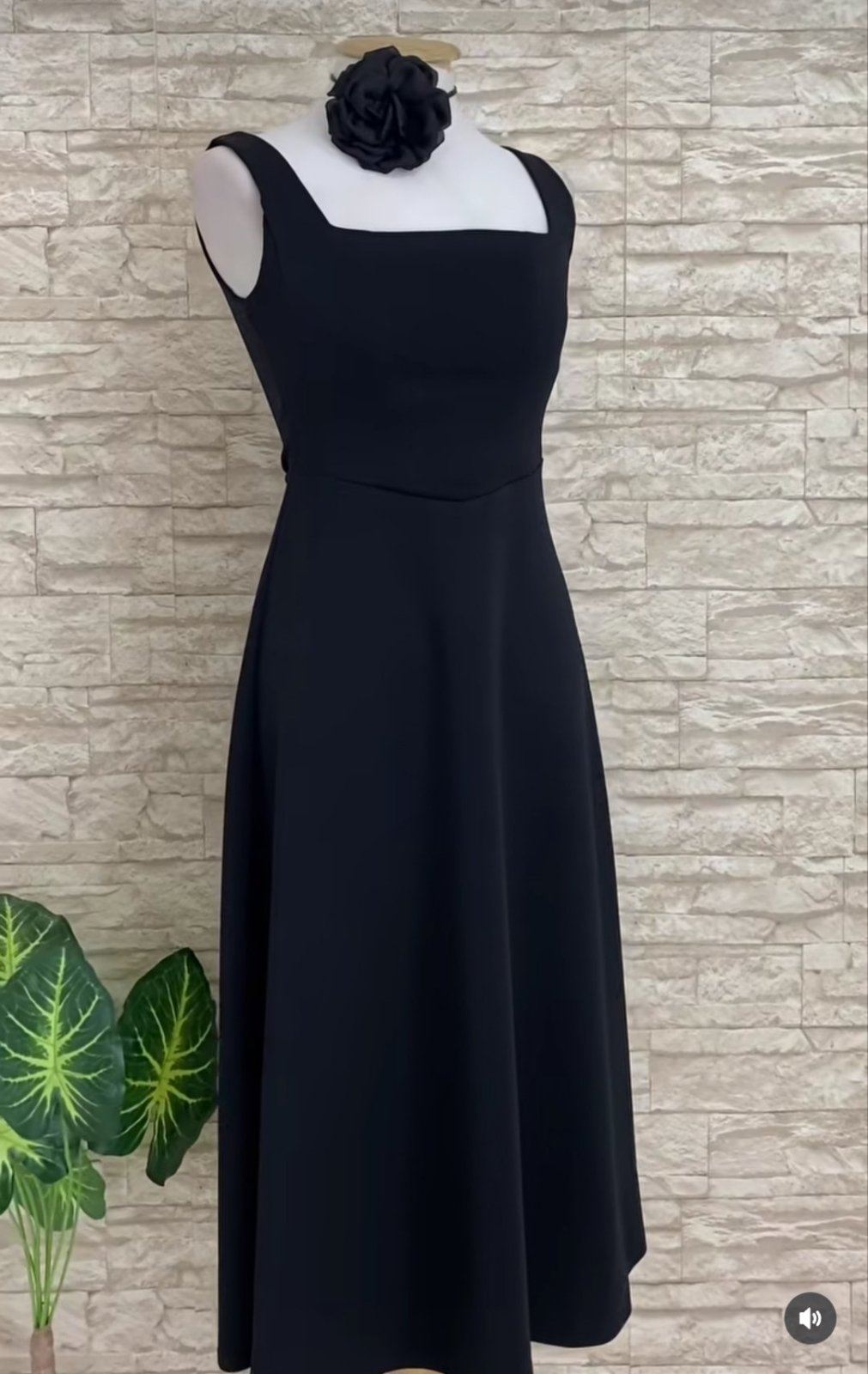 Robe noir elegante