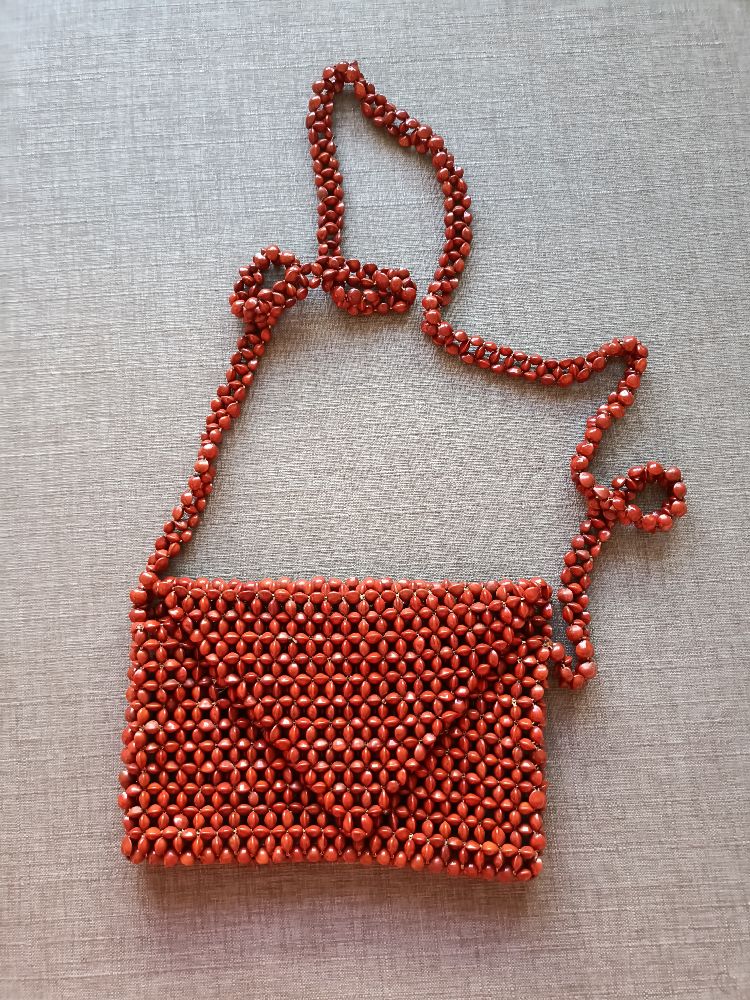 Sac à bandoulière en perle 