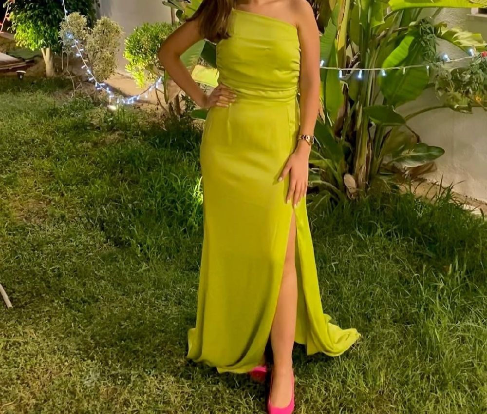 Robe en vert 