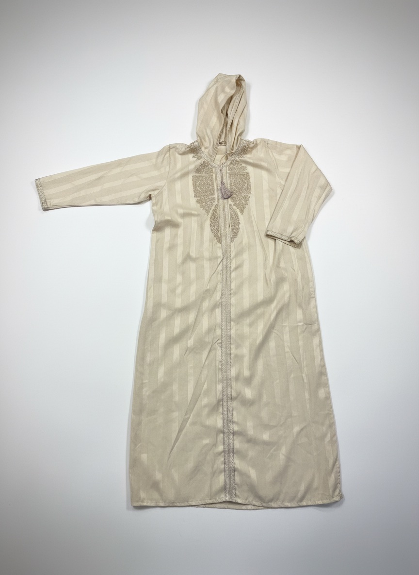     Jellaba femme beige chic 👑 